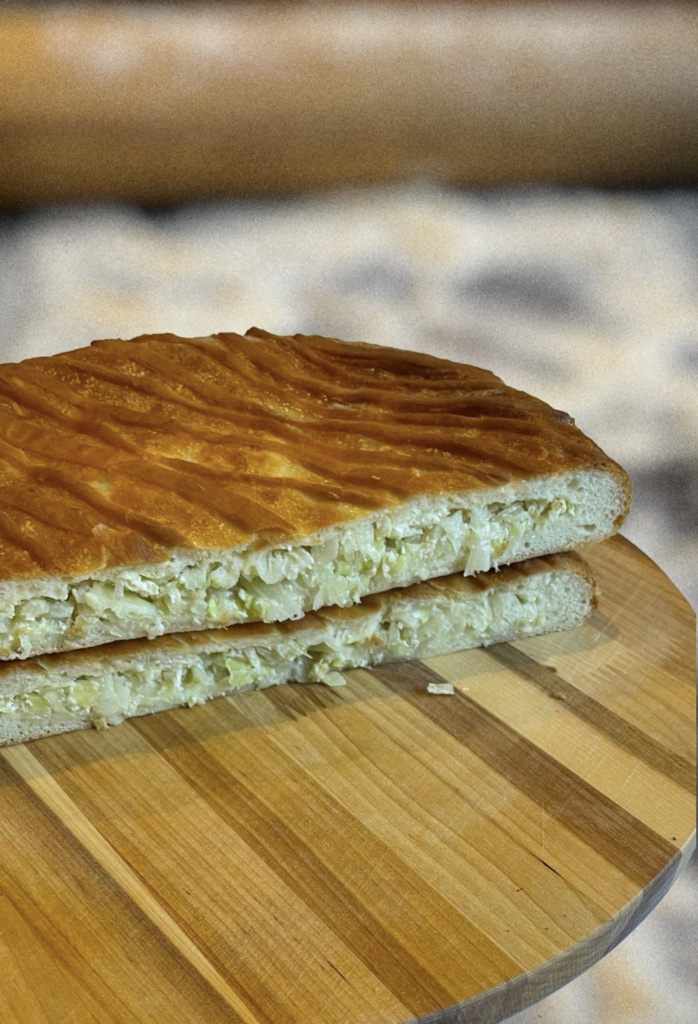  Мясной домашний пирог